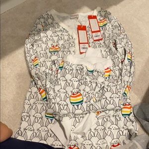 Hanna Andersson Easter Bunny Pajamas Size M